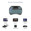 i8 Mini Wireless Keyboard Seven Color Backlight 2.4GHz with Touchpad