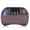 i8 Mini Wireless Keyboard Seven Color Backlight 2.4GHz with Touchpad