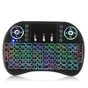 i8 Mini Wireless Keyboard Seven Color Backlight 2.4GHz with Touchpad